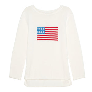 Mid-Weight American Flag Sweater