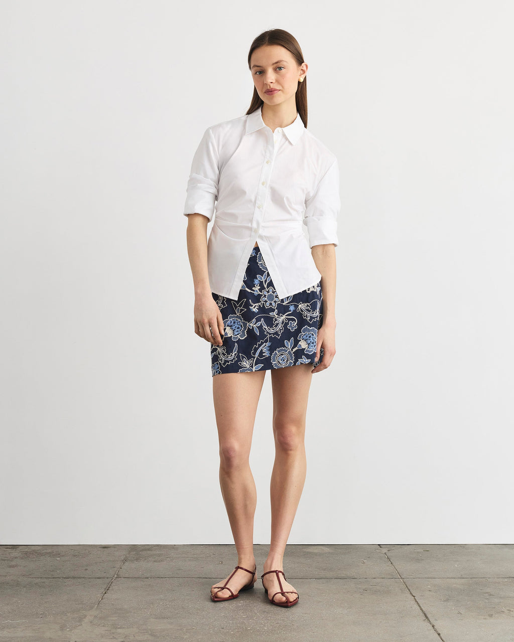 Ari Skirt in Maritime Blue Multi