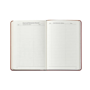 2026 Weekly Notebook in Blue Pebble Grain Leather