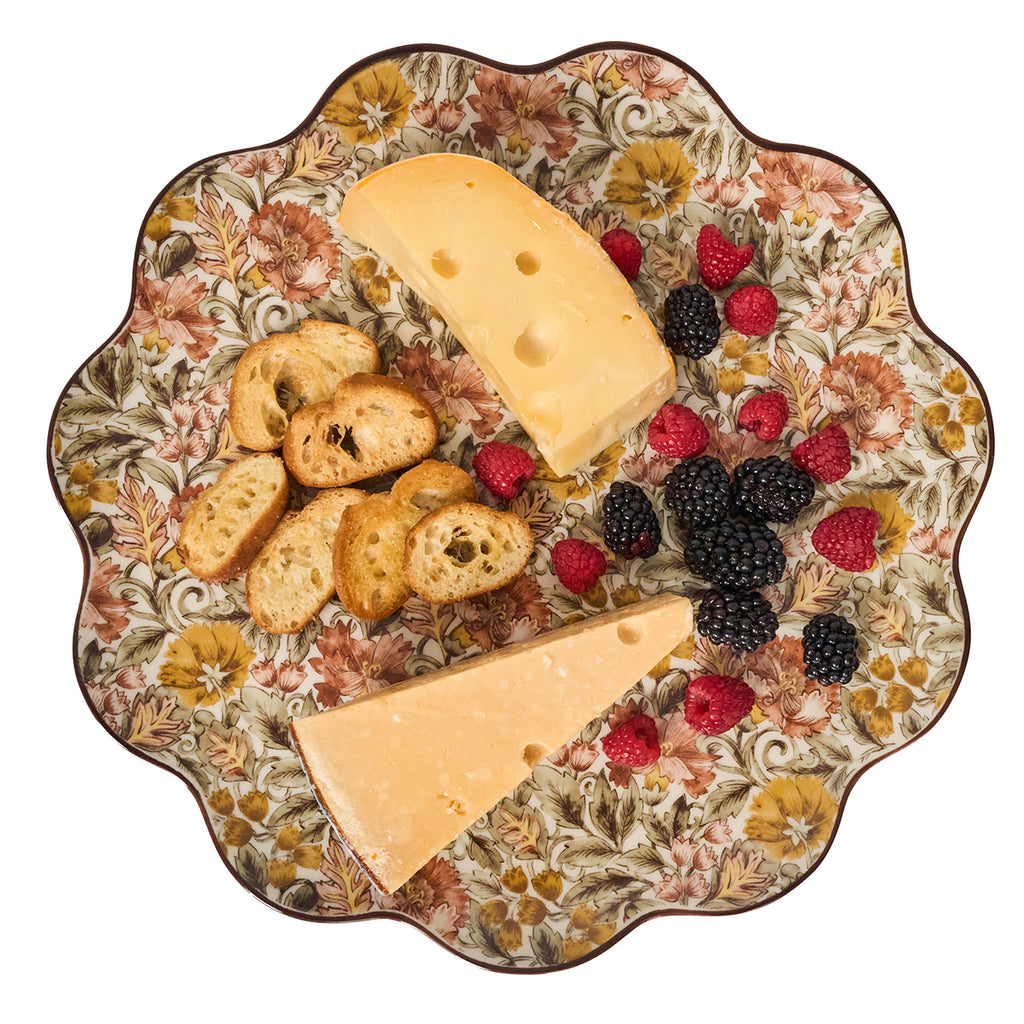 Willa Charger/Platter in Amber