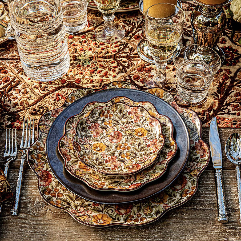 Willa Charger/Platter in Amber