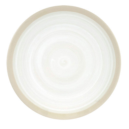 14" Round Platter in White - Louisville Pottery Collection