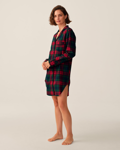 Women’s Twill Nightshirt in St. James Tartan