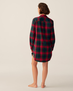 Women’s Twill Nightshirt in St. James Tartan