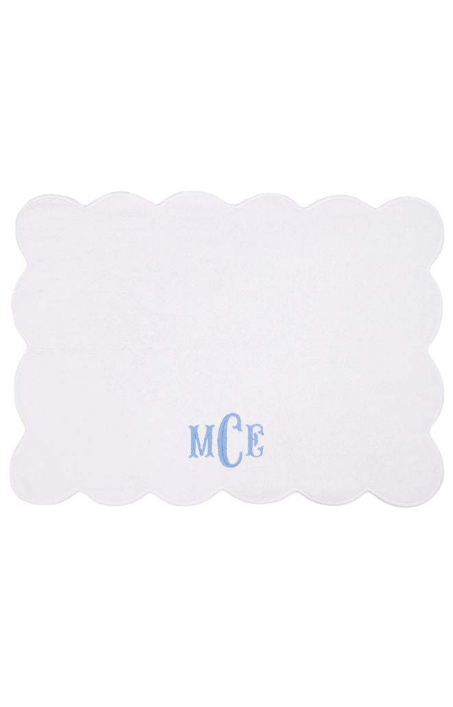 Signature Scalloped Bath Mat