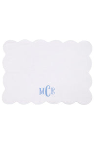 Signature Scalloped Bath Mat