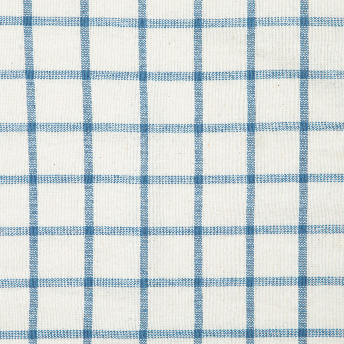 Windowpane Napkins in Blue & Natural, Set of 4