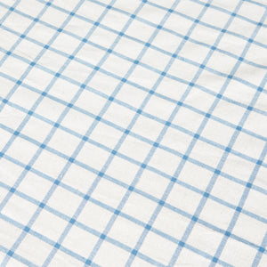 Windowpane 60x60 Tablecloth in Blue & Natural