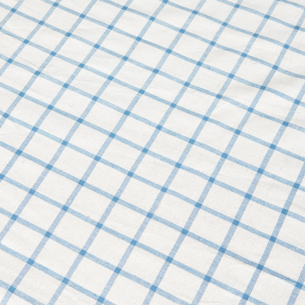 Windowpane 60x90 Tablecloth in Blue & Natural