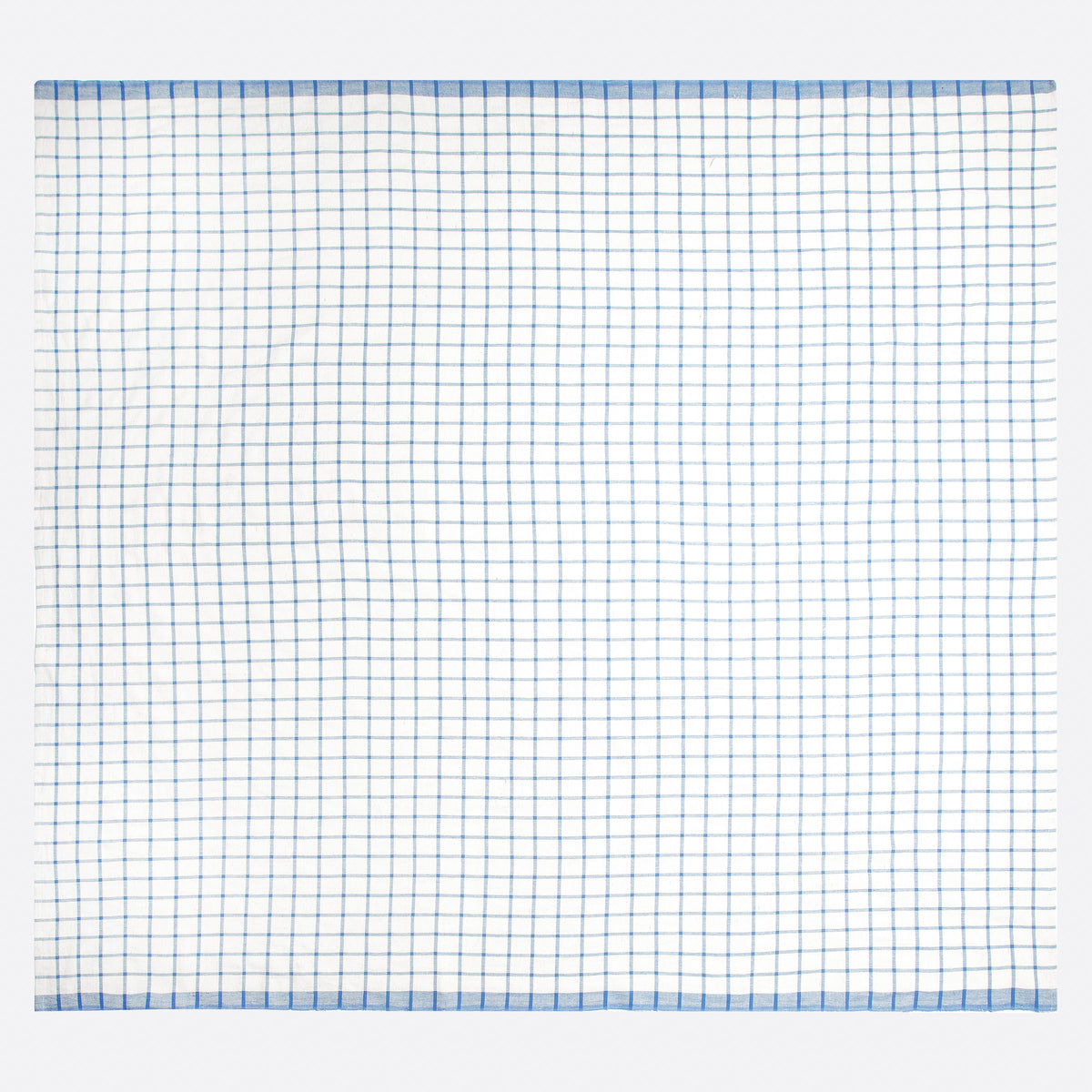 Windowpane 60x60 Tablecloth in Blue & Natural