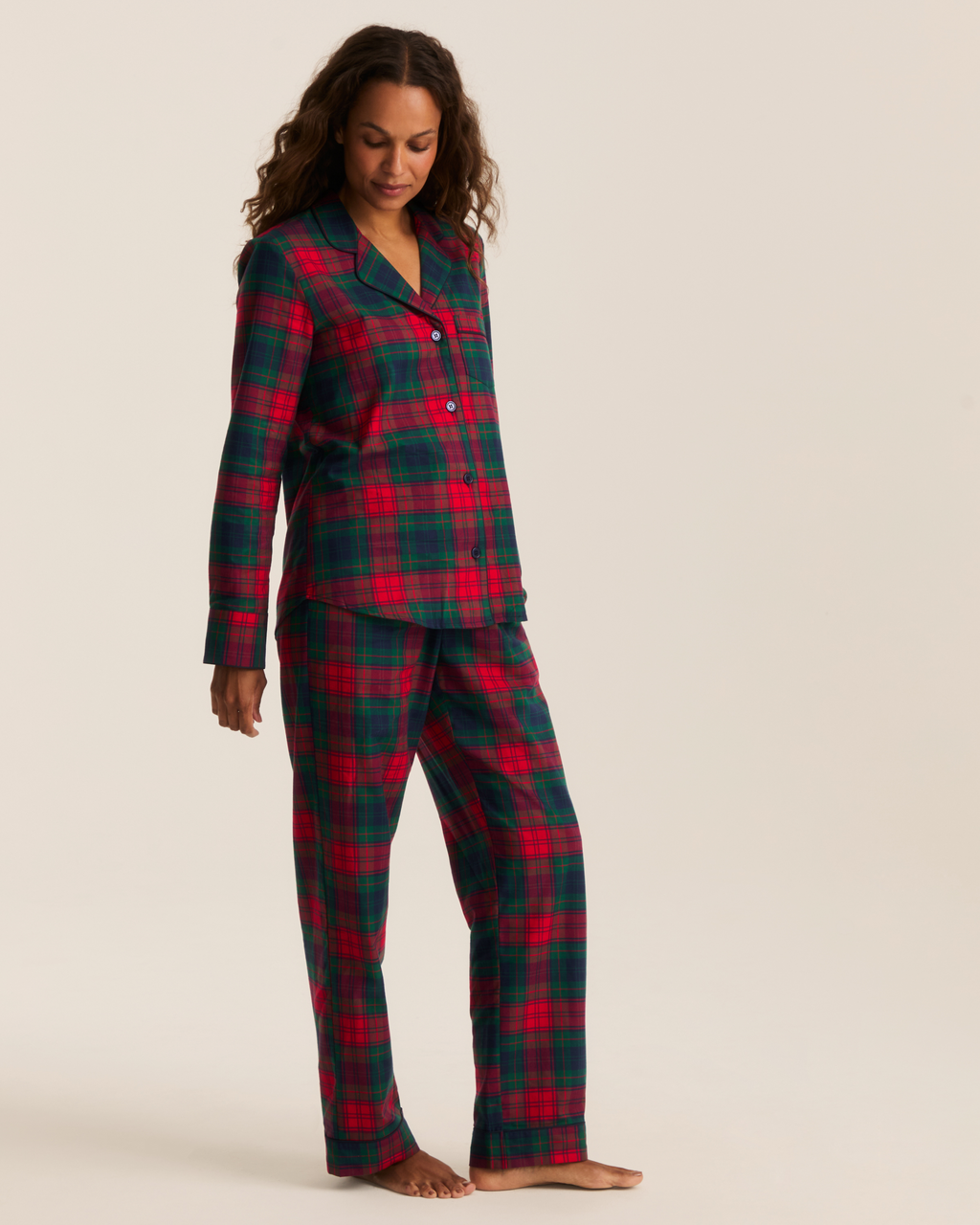 Women’s Twill Pajama Set in St. James Tartan