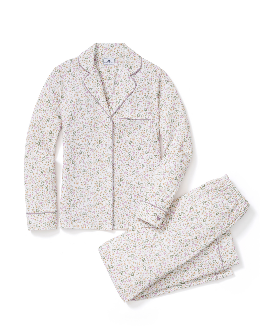 Women's Pima Pajama Set in Meadow Bloom