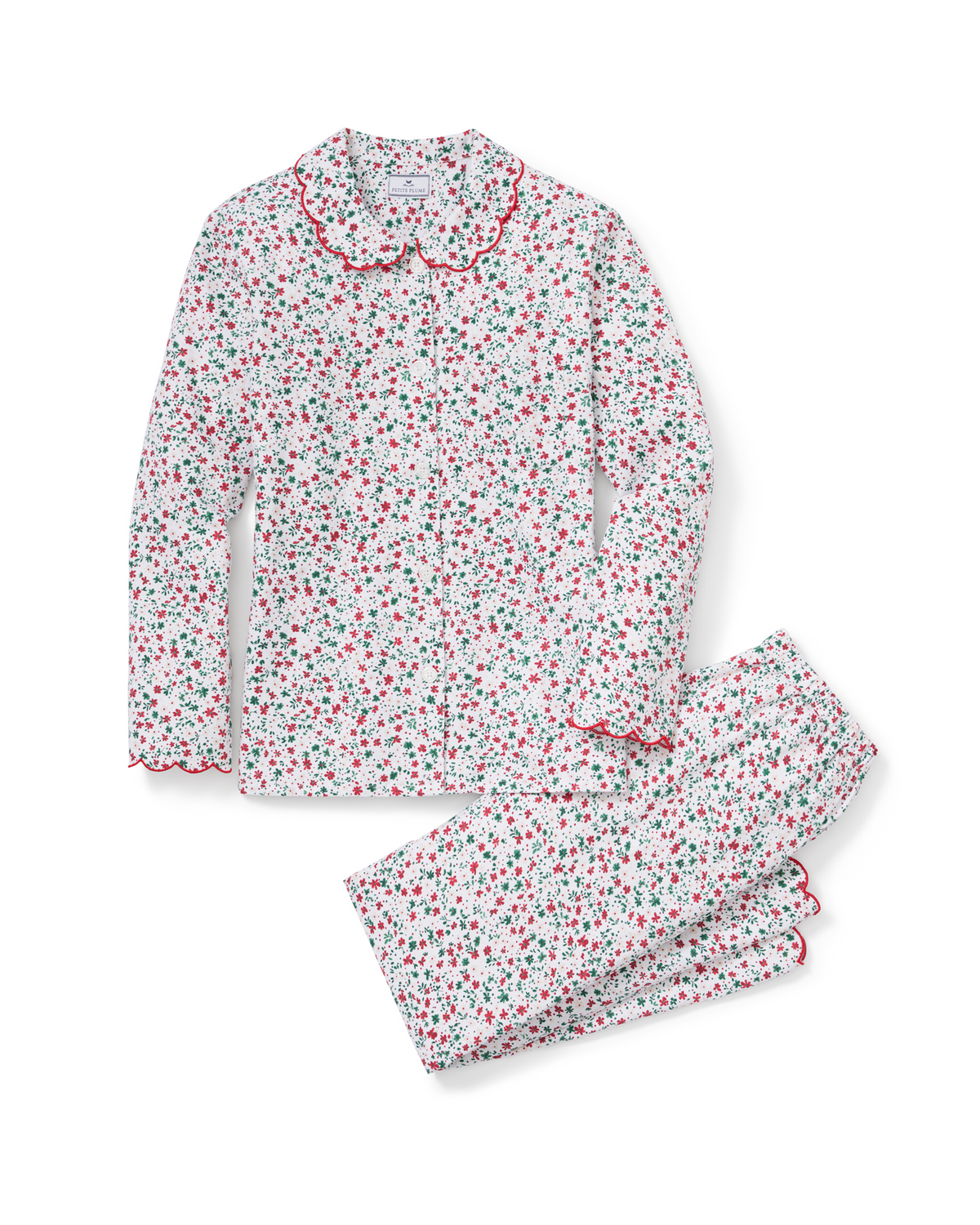 Women’s Twill Colette Pajama Set in Winter Garden