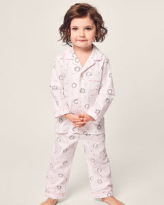 Kid's Twill Pajama Set in Somerset Wreath