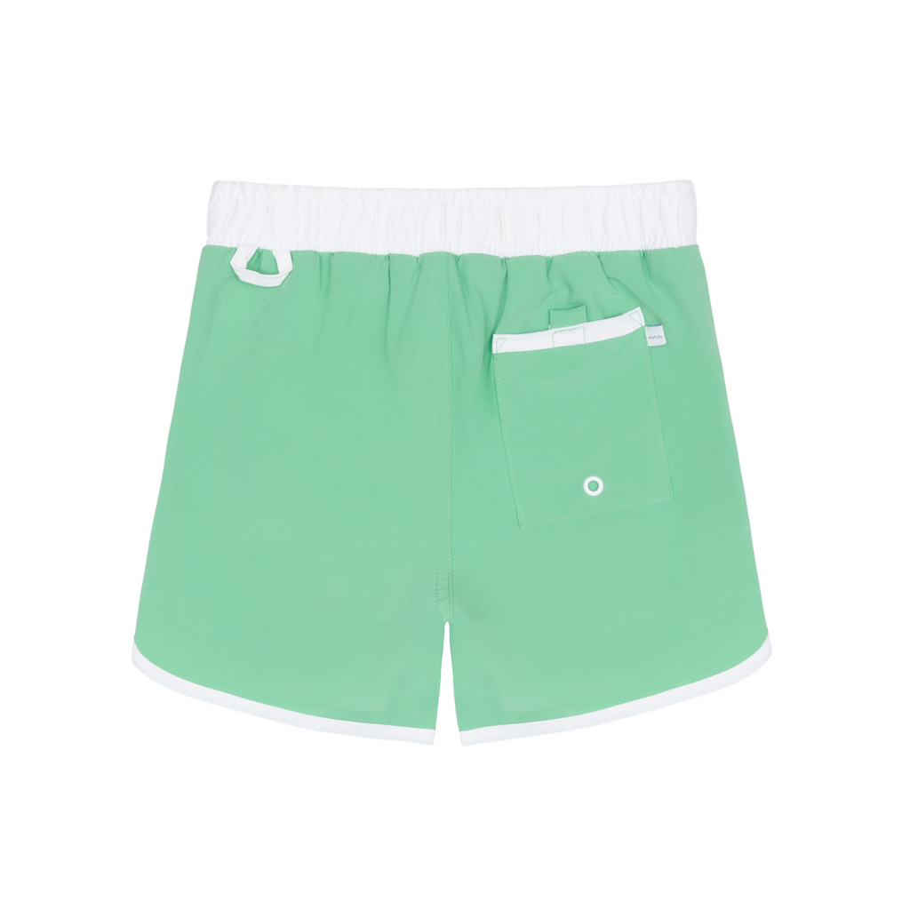 Boy’s Gustavia Green Board Shorts