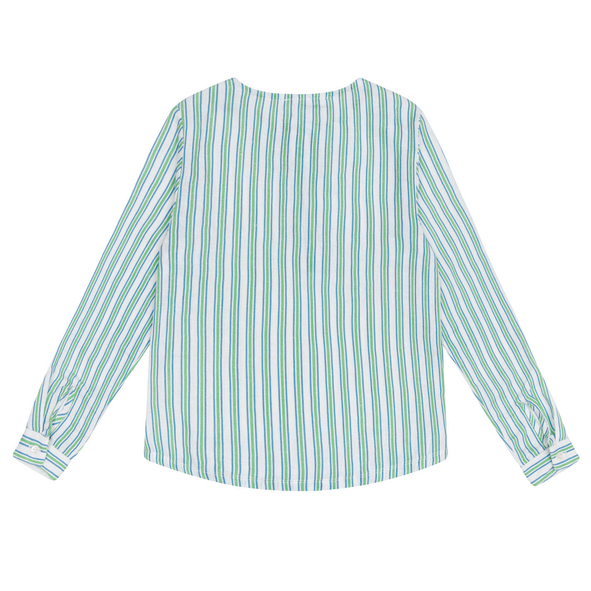 Unisex Tamarin Stripe Linen Henley