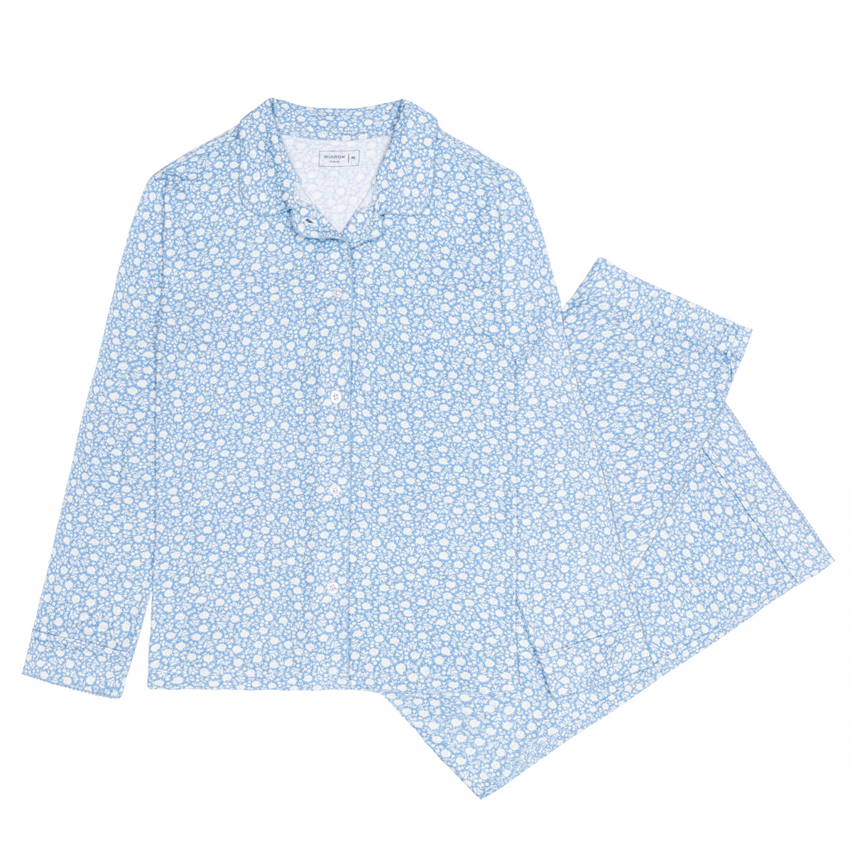 Women’s Alpine Fiore Collared Pima Pajamas Set