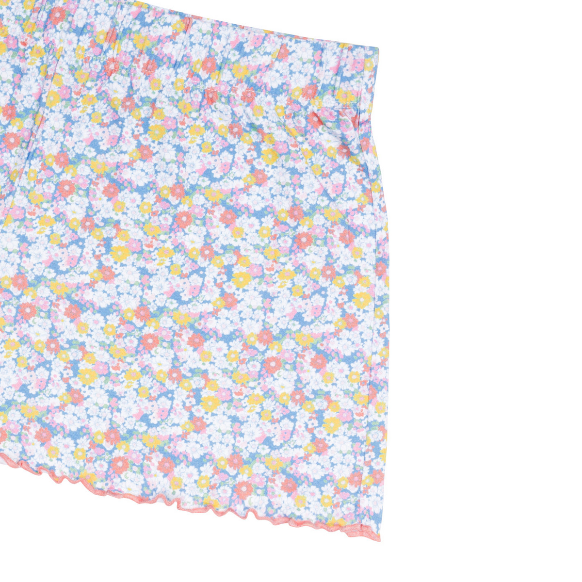 Women’s Jasmine Blossom Shirt and Short Pima Pajamas Set