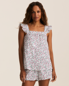 Women’s Twill Clara Short Set in Winter Garden