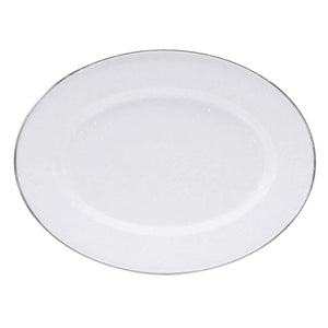 Oval Platter in Solid White