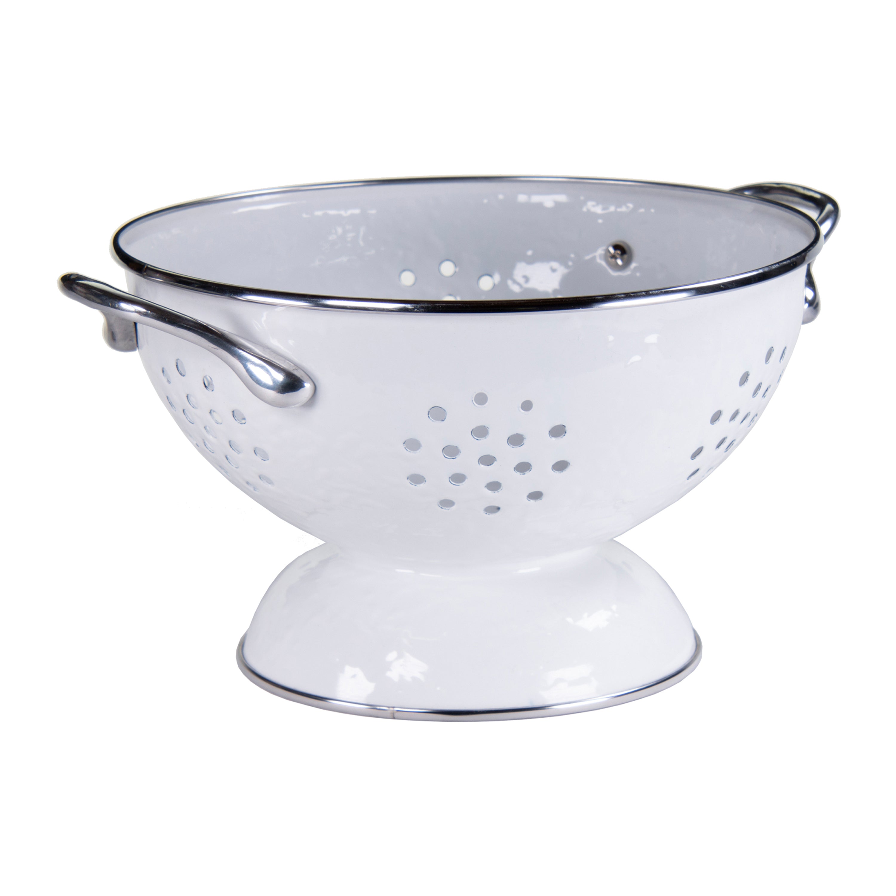 Medium Colander in Solid White