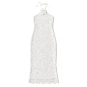 Beso De Luna Maxi Dress in White