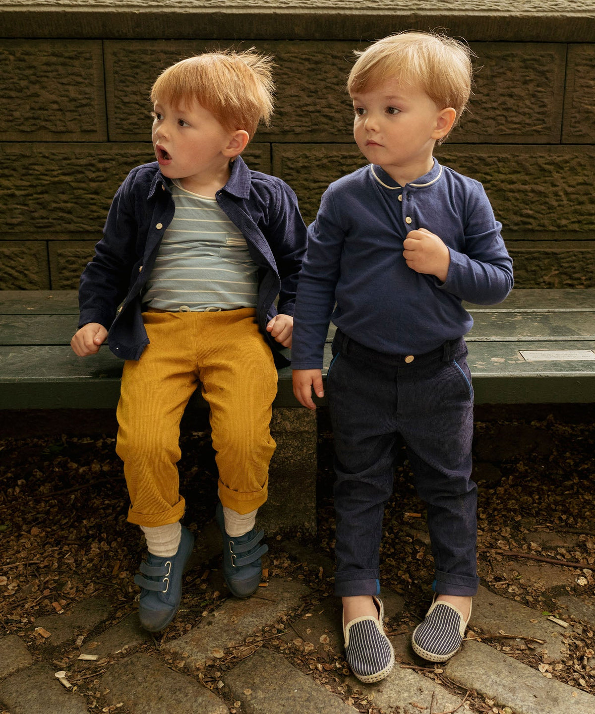 Walken Slim Pant in Navy Corduroy