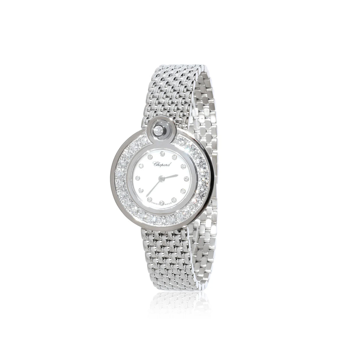 Chopard Happy Diamond 204407-1003 Womens Watch in 18kt White Gold
