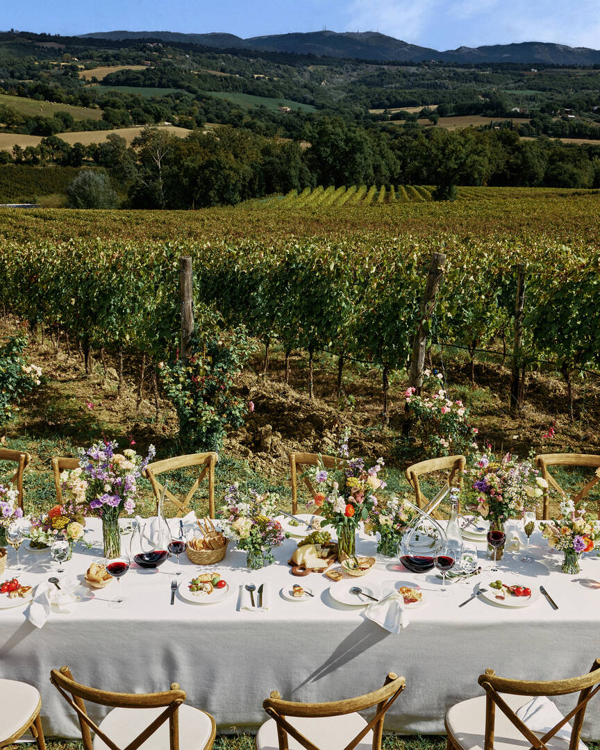 Elegance Optic Wine White, Set of 2