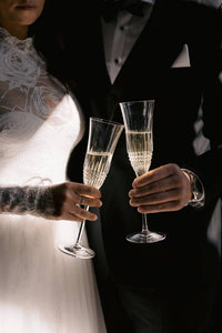 Lismore Diamond Essence Flute, Set of 2