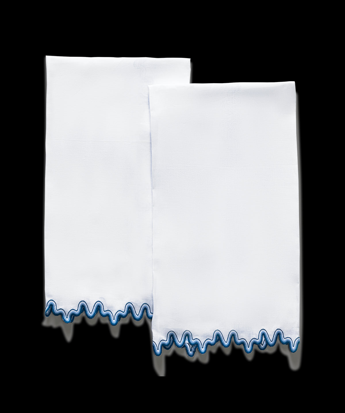 Wave Guest Towels, Set of 2