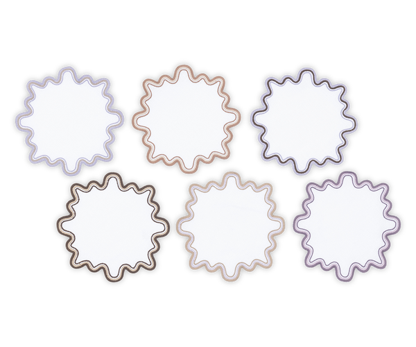 Wave Cocktail Napkin, Set of 6 in Firenze