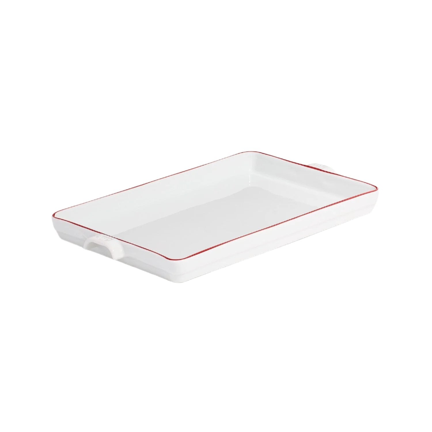 Baking Slab in Red Rim