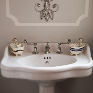 Pair of Michelangelo & Bruna Bath Soap Dishes