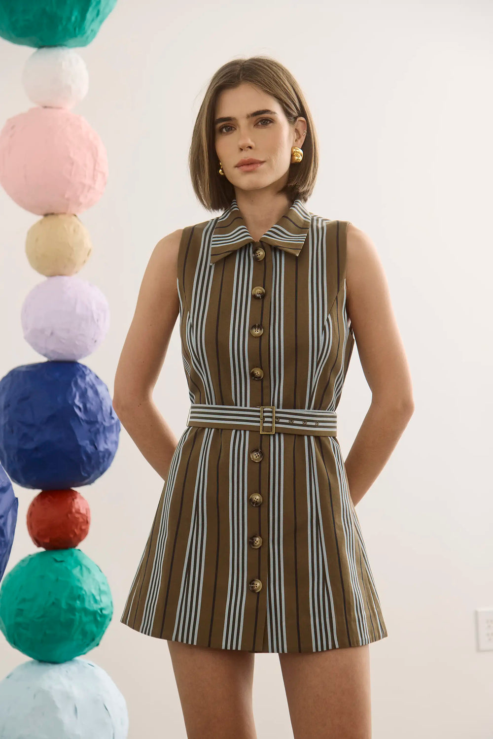 The Wesley Tunic in Hillcrest Stripe.