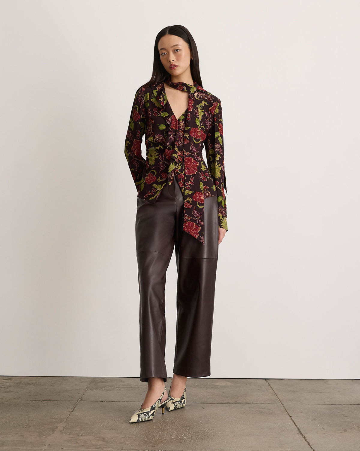 Weston Pant in Dark Fig