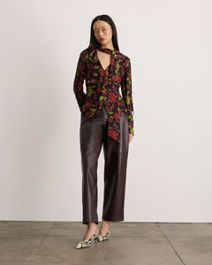 Weston Pant in Dark Fig
