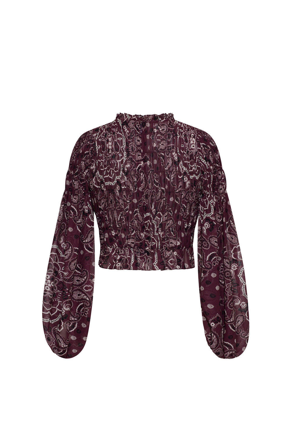 Weston Top in Bandana Plum