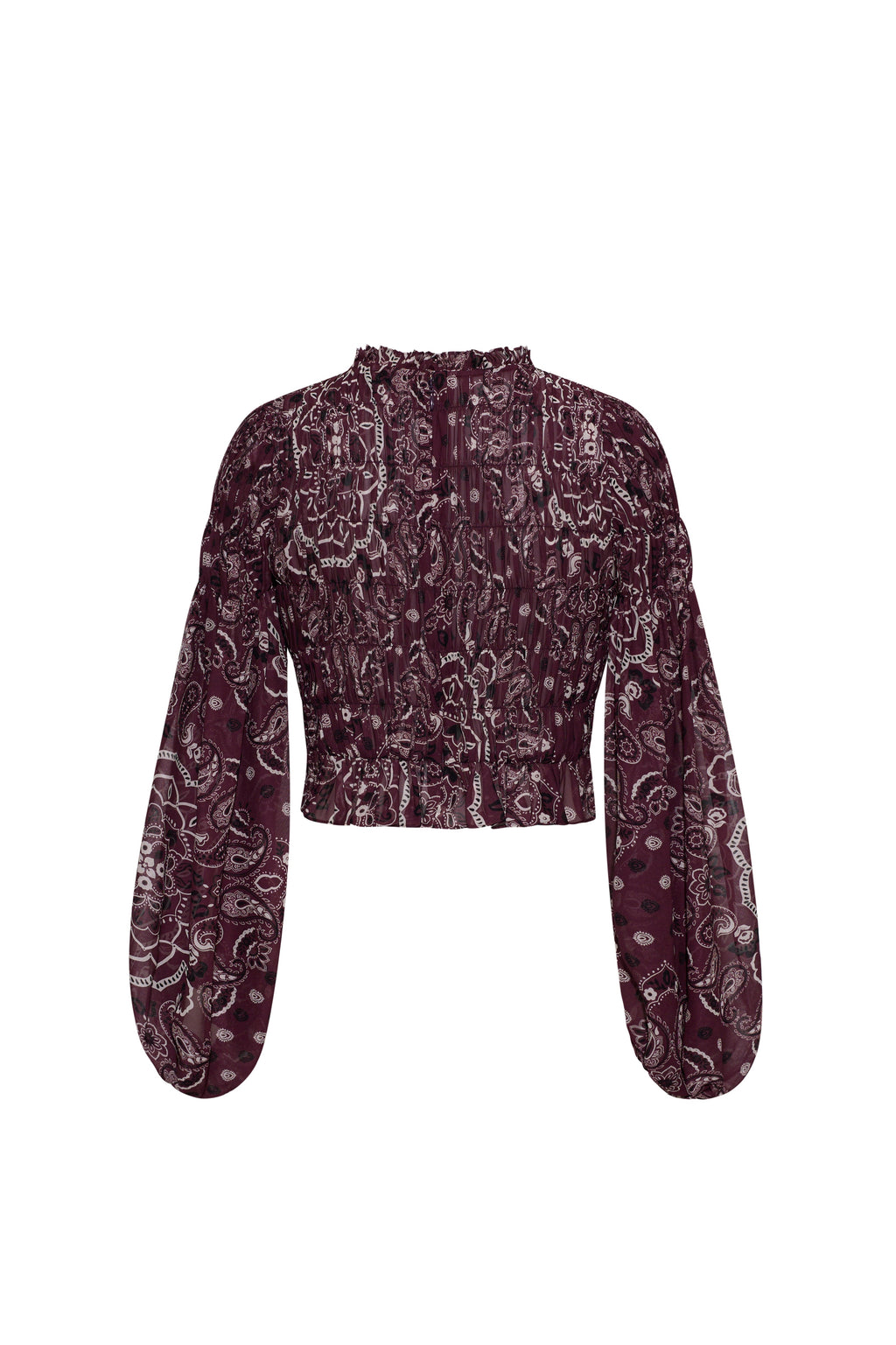Weston Top in Bandana Plum