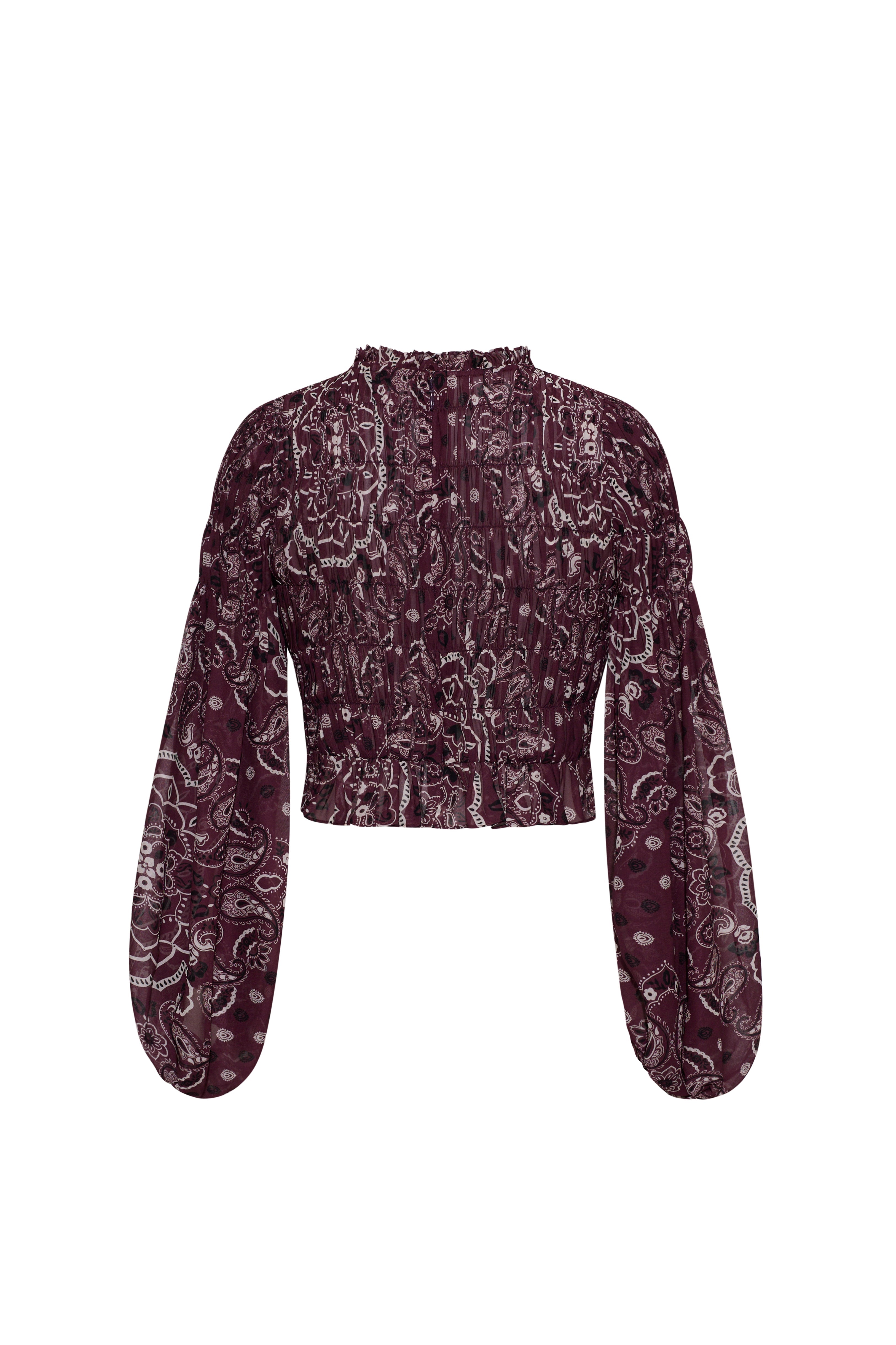 Weston Top in Bandana Plum