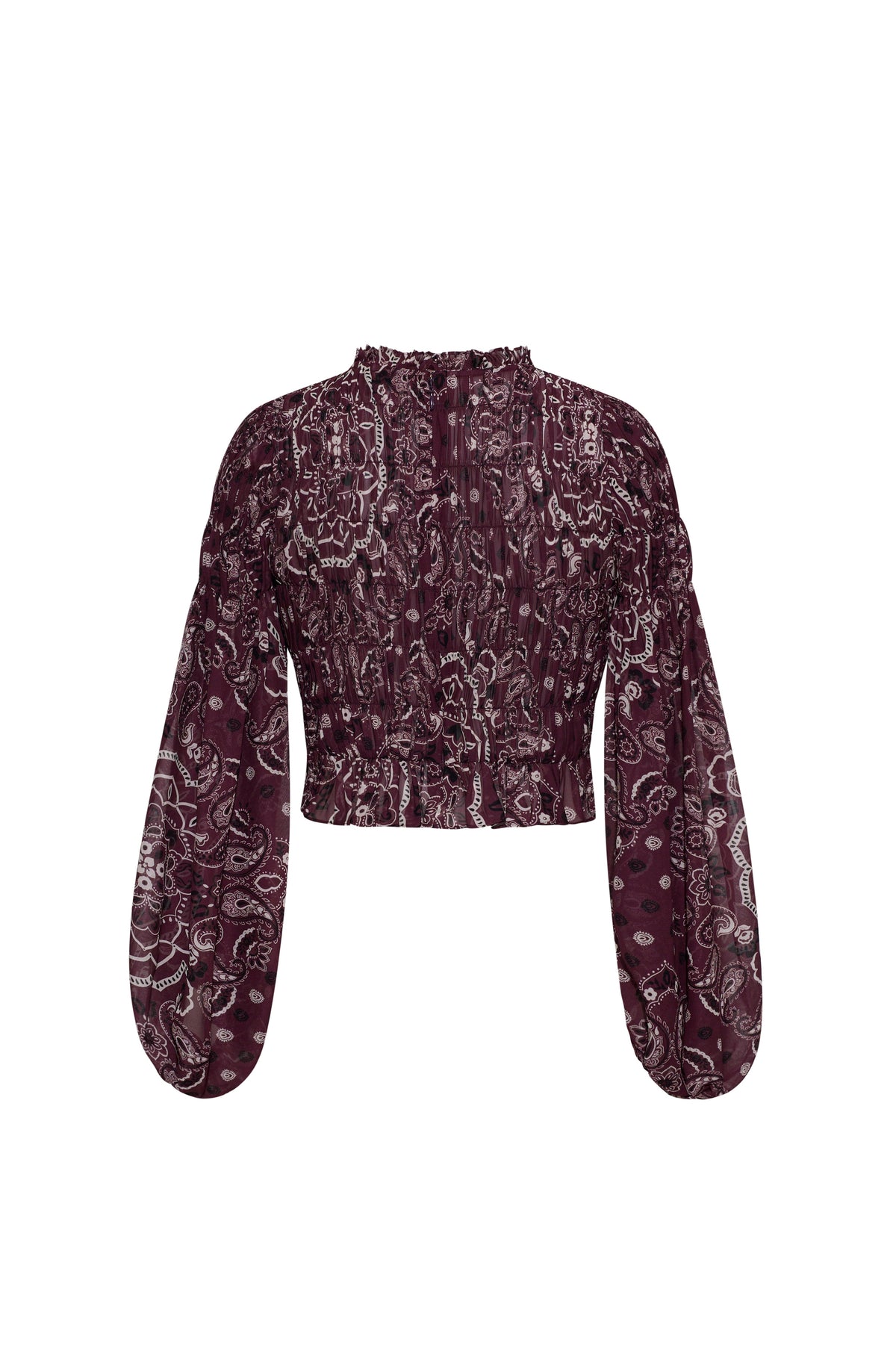 Weston Top in Bandana Plum