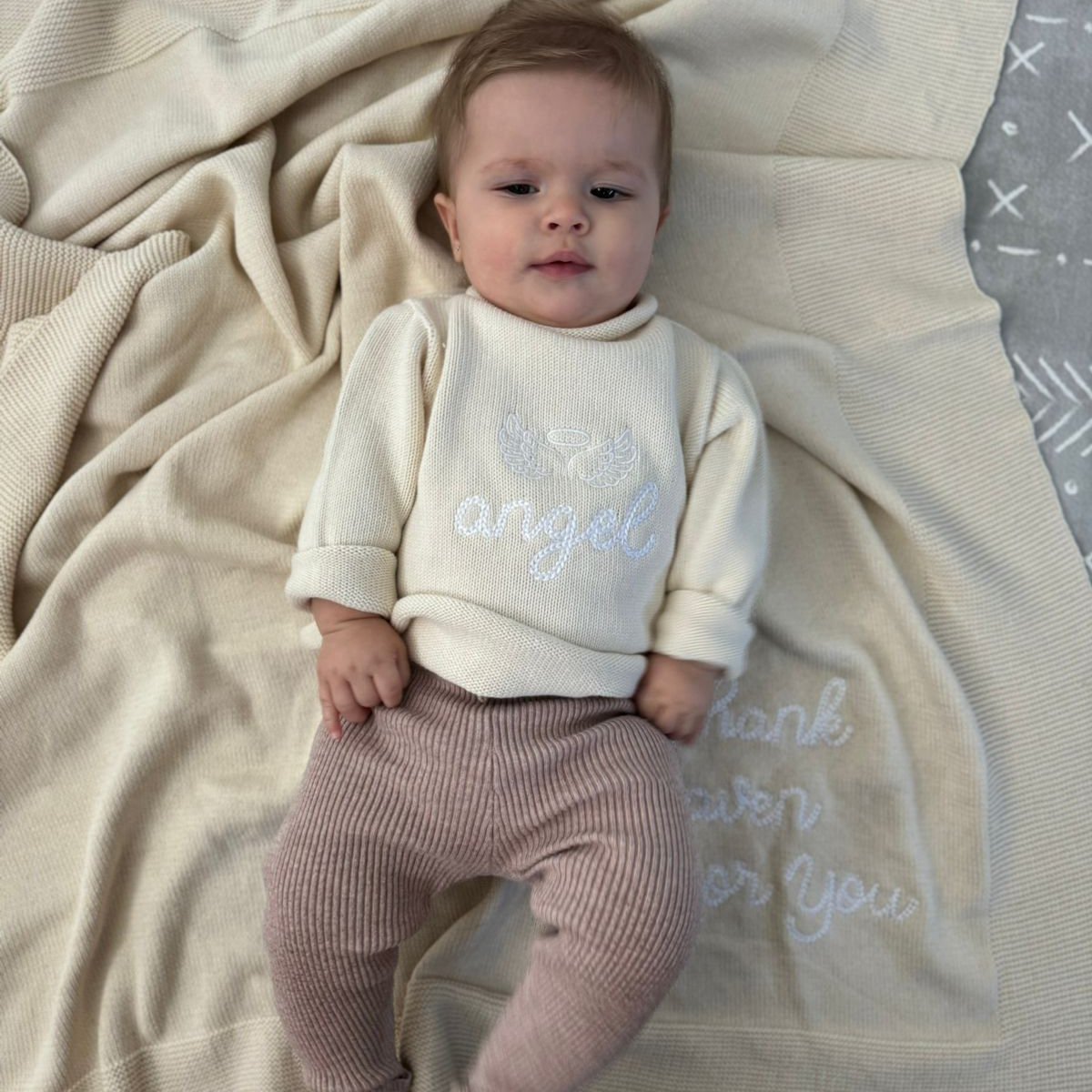 Jersey Rollneck Sweater in White