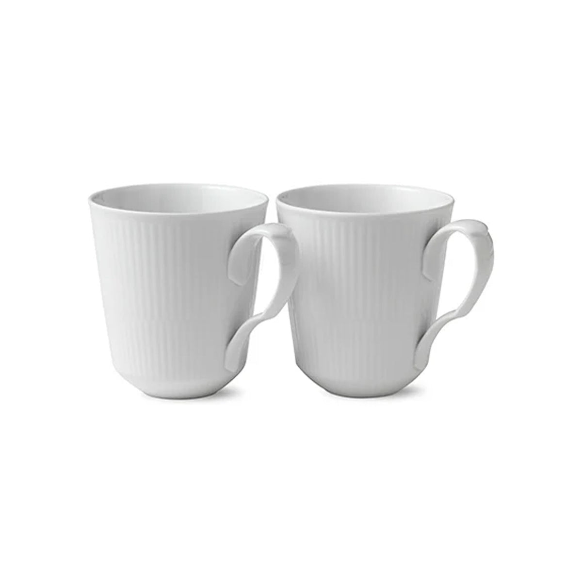 White Fluted Cup 37 cl 12.5 oz