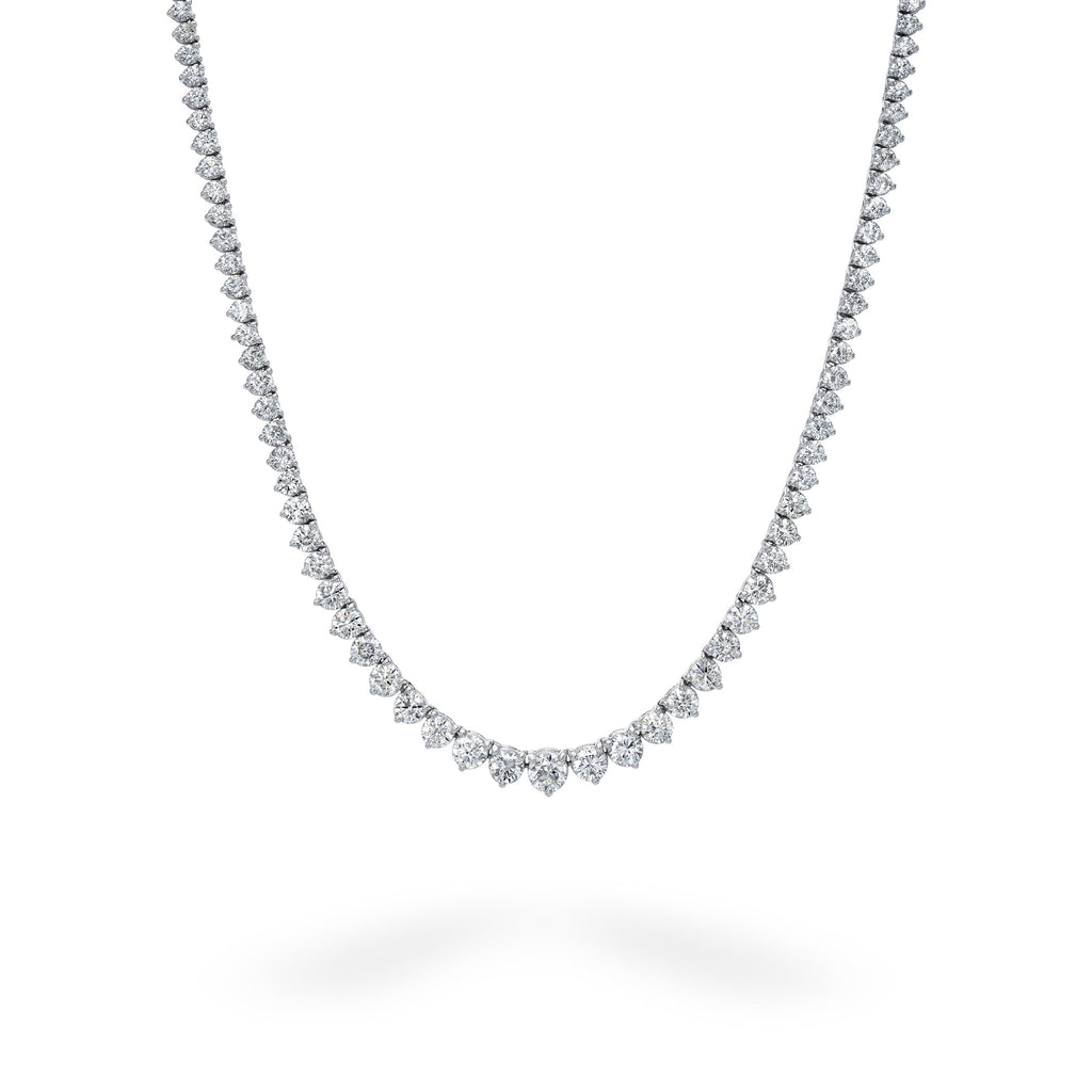 White Gold Riviere Necklace