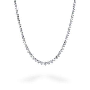 White Gold Riviere Necklace