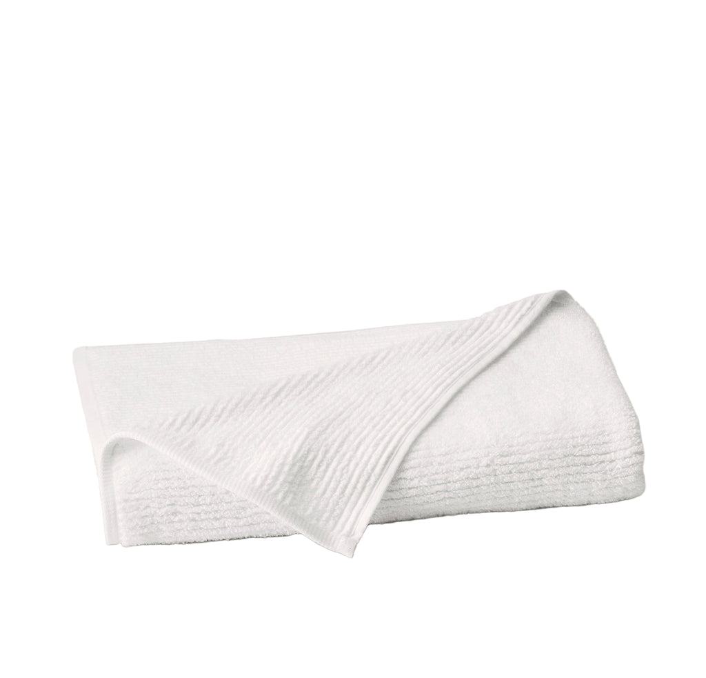 Turkish Ribbed Bath Sheet in White