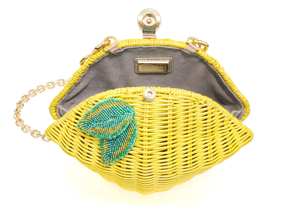 Lemon Basket Citrus Clutch