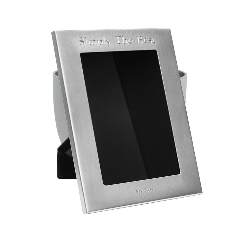 Wide Border Frame in Satin Finish