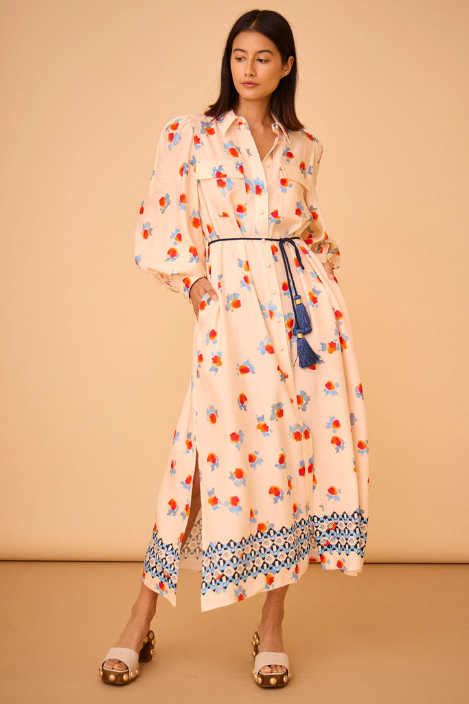 Floral Lace Belted Dress | Michael Kors [US]