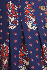 Willa Short in Fall Floral Navy